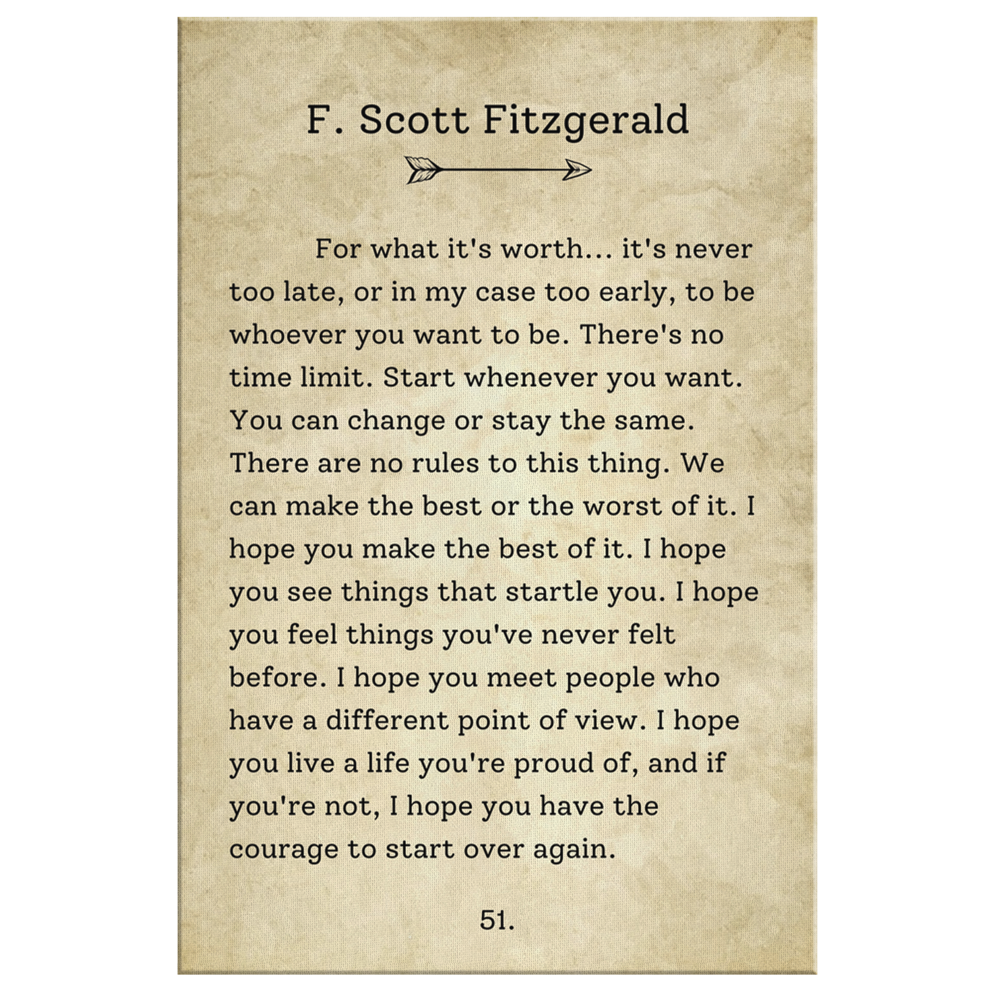 F. Scott Fitzgerald Quote