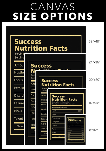 Success Nutrition Facts - Gold