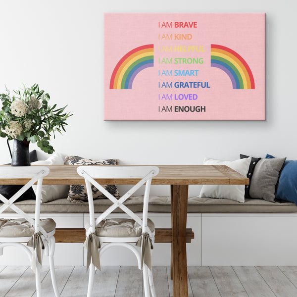 Affirmations - Pink Rainbow