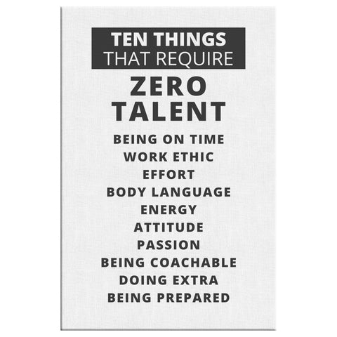 Ten Things - White